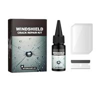 Kit di riparazione per crepe del parabrezza dell'auto, Kit di riparazione per parabrezza scheggiato e crepato, Liquido per la riparazione del vetro per crepe, Lunga durata per parabrezza (1Pezzo)