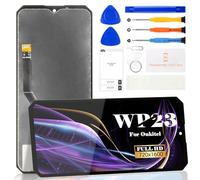 Kit di riparazione per display LCD Oukitel WP23 per Oukitel WP23 Pro, sostituzione schermo touch digitizer (nero, senza cornice)