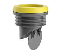 Kit di riparazione per flangia del WC, guarnizione per valvola di ritegno ad anello in gomma per anello a prova di perdite, accessori per WC con design anti-riflusso (grigio)