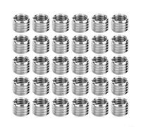 Kit di riparazione per inserti filettati, 30 pezzi, interno M6X1 0 esterno M8X1 25 lunghezza 6 mm, dado maschio femmina per manutenzione di apparecchiature industriali e di comunicazione