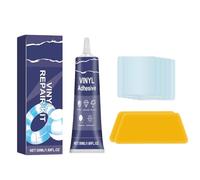 Kit Di Riparazione Per Materassi Ad Aria - Set Compatto Facile Da Applicare, Di Colla Set Di Colla Per Toppe Gonfiabili Da 50 Ml, Soluzione Per Toppe Impermeabili Di Riparazione Adesivo Forte