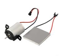 Kit di riparazione per motore e generazione di energia, per stufa, ventilatore, ventilatore per camini vecchi o difettosi, per uso domestico o professionale, include motore e pellicola di generazione