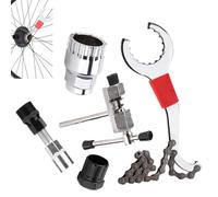 Kit di riparazione per mountain bike, kit di attrezzi per mountain bike - kit integrato per la cura della bici da strada multifunzionale - strumento di manutenzione portatile