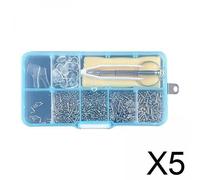 Kit di Riparazione per Occhiali Da 5 Pezzi con Assortimento di Viti, Naselli E