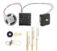 Kit di riparazione per orologio e movimento progettato per mantenere l'ora precisa e le funzioni del suono, tra cui diverse modalità di riproduzione per campane e musica (oro 13 mm)