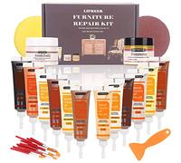 Kit di riparazione per pavimenti in laminato, stucco per legno ad alte prestazioni, mastice per legno con cera d'api, kit di riparazione per graffi, crepe, fori, laminato, tavolo, porta