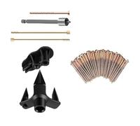 Kit di riparazione per pavimento, Squeak No More, elimina i cigolii del pavimento, contiene 5 strumenti ausiliari e 50 viti per la maggior parte dei tappeti, pavimenti in legno duro