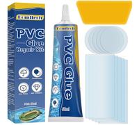 Kit di riparazione per piscine idromassaggio, impermeabile, kit di riparazione trasparente per vasche idromassaggio, spa gonfiabili, letti ad aria, castello gonfiabile e gonfiabili, tende, colla in