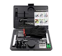 Kit di riparazione per pneumatici, 87 pezzi, kit di toppe per pneumatici con tappi per fissare forature e tappi per auto, moto, camion, trattori, rimorchi, camper, ATV, ARB, SUV