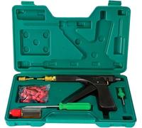 Kit di riparazione per pneumatici tubeless, kit di riparazione per forature, kit universale per riparazione pneumatici con custodia per auto, camion, moto