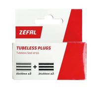 ZEFAL Tubeless Plugs - Set di toppe per riparazione pneumatici Tubeless - Vermicelli tubeless da utilizzare con il kit di riparazione Tubeless - 3 x Ø 2mm + 3 x Ø 4mm