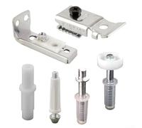 Kit di riparazione per porte bifold in acciaio inox, set completo di 6 pezzi per tutte le esigenze di porte pieghevoli