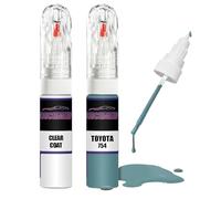 Kit di riparazione per ritocchi con vernice trasparente per Toyota Paradise, blu turchese 754