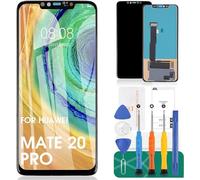 Kit di riparazione per schermo LCD TFT per Huawei Mate 20 Pro LYA-L09, senza cornice (nero, area di visualizzazione più piccola, schermo non curvo, senza impronte digitali)