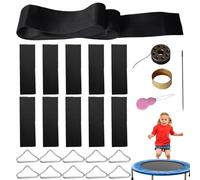 Kit di riparazione per tappeto elastico | Fibbia ad anello triangolare opaca a sorpresa - accessorio di ricambio robusto e completo, elimina il fastidio della riparazione del trampolino con questa