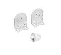 Kit di riparazione per tende a rullo Rollerhouse 38/40mm, staffe per tende da sole, accessori per tende a rullo per tende elettriche con tubo da 1 1/2", 1 paio, bianco