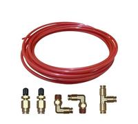 Kit di riparazione per tubo 'aria da 1/4, kit di tubi di raccordo 1/4 , kit tubo aria da 6 m, accoppiatore a connessione rapida, sostituzione di riparazione