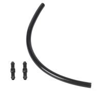 Kit di riparazione per tubo lavavetri T5 per auto Transporter con tubo da 20 cm e 2 connettori, parte di ricambio in plastica nera