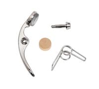 Kit di riparazione per valvole a tromba, valvola di drenaggio in metallo, parti di ricambio con vite a molla in sughero per manutenzione strumenti in ottone, piccolo