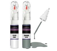 Kit di riparazione per vernice per ritocchi con vernice trasparente per Skoda ZELENA, verde menta/verde vivo LD6Q