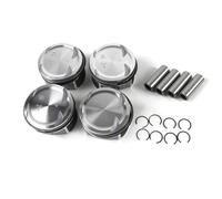 Kit di riparazione pistone Set di 4 pistoni e fasce elastiche Φ82mm adatti per 1.8L per Mercedes-per Benz W203 W204 A209 C200K