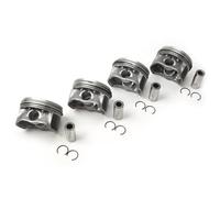 Kit di riparazione pistone Set di 4 pistoni e fasce elastiche motore EA111 STD da 76,5 mm, adatti per VW per Jetta 1.6L