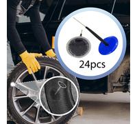 Kit di riparazione pneumatici 24x con toppe a fungo per biciclette e auto