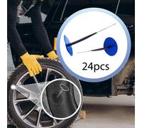 Kit di riparazione pneumatici 24x con toppe a fungo per biciclette e auto