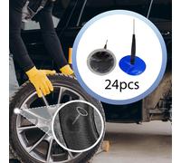 Kit di riparazione pneumatici 24x con toppe a fungo per biciclette e auto