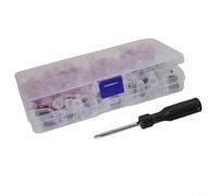 Kit di riparazione pneumatici con 30 pezzi in gomma e 1 strumento per pneumatici per auto moto e veicoli agricoli nessun danno alla struttura del pneumatico