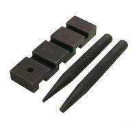 Kit di riparazione portatile per catena per motosega, con 10 maglie per cuscinetti in acciaio da 4 3/8/2 pollici, per attrezzature di manutenzione forestali più grandi