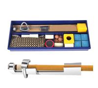 Kit di riparazione punta da biliardo - Kit di riparazione punta da biliardo per punte di coda di biliardo | Pinza per coda da biliardo Pinza per coda da biliardo Kit di riparazione