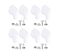 Kit Di Riparazione Scarpe Per Scarpe Sportive - Forniture Per La Cura Delle Scarpe,Cuscinetti Anti-Abrasione per Occhielli con Lacci | Per Camminare Corsa Escursionismo Sport Danza Viaj, bianco