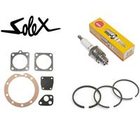 Kit Di Riparazione Solex 2200 3300 3800 5000 : Guarnizione + Membrana + Candela