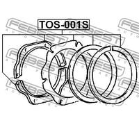 Kit di riparazione sospensione TOS-001S FEBEST per TOYOTA LAND CRUISER 80