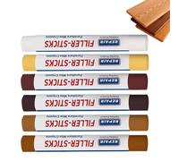 Kit di Riparazione Strisce Legno | 6 Marcatori di Riparazione Strisce Legno Mobili,Dissimula Macchie Fori Crepe Battiscopa - Armadio Parquet Parete Pavimento Porta Tavolo Finestra Giocattoli