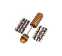 Peaty's Kit Riparazione Tubeless MTB con Forcella Singola - Tappatore Pratico per Forature Pneumatici Bici, 3 Connettori da 3 mm e 1,5 mm, Set Completo per Riparazioni Rapide - Bourbon