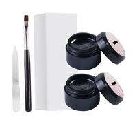 Kit di riparazione unghie da 4 pezzi 2 flaconi da 5 ml di gel protettivo per la riparazione delle unghie con pennello e lima soluzione facile e veloce per uso domestico