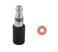 Kit di riparazione valvola di ritorno e valvola di regolazione della pressione per spruzzatori a membrana con guarnizione di tenuta che offre design a doppia filettatura e resistenza all'usura (B)