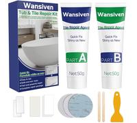 Kit Di Riparazione Vasca Da Bagno, Doccia Ceramica E Smalto, per Crepe, Graffi,