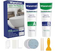 Kit Di Riparazione Vasca Da Bagno, Doccia Ceramica E Smalto, per Crepe, Graffi,