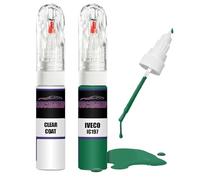 Kit di riparazione vernice per ritocchi per Iveco Verde IC197 + vernice trasparente