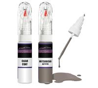 Kit di riparazione vernice per ritocchi per Mitsubishi DK beige AC11110 + vernice trasparente per ritocchi