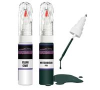 Kit di riparazione vernice per ritocchi per Mitsubishi DK GREEN F05 + vernice trasparente per ritocchi