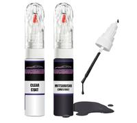 Kit di riparazione vernice per ritocchi per Mitsubishi DK grigio viola CMV17002 + vernice trasparente per ritocchi