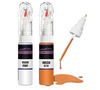 Kit di riparazione vernice per ritocchi, vernice trasparente per Iveco Orange 021E