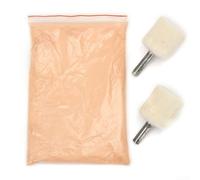 Kit di ripristino auto per parabrezza, 8 pezzi, con cuscinetti lucidanti | Materiale in terre rare di alta qualità, lucidatura liscia, ripristina, sicuro per tutti i tipi di vetro, non lascia nebbia