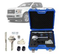 Kit di riproduzione dinamometrica per motori Ford 1.0/2.0 EcoBoost e Duratec, set da 14 pezzi con amplificatore di coppia 5:1, strumento per la rimozione della puleggia dell'albero motore OEM 303-1611