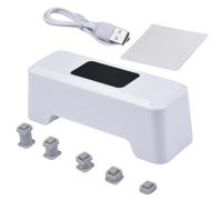 Kit di risciacquo del sensore a infrarossi - Fusher automatico per WC con batteria da 2000 mAh | Sistema Senza Tasti Impermeabile IPX5, Modernizzazione A Doppio Manico Per Bagni, Hotel