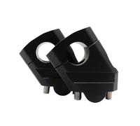 Kit di riser per manubrio moto universale 28 mm 22 mm 7/8" manubrio montante manubrio morsetto riser morsetto (28 mm nero)